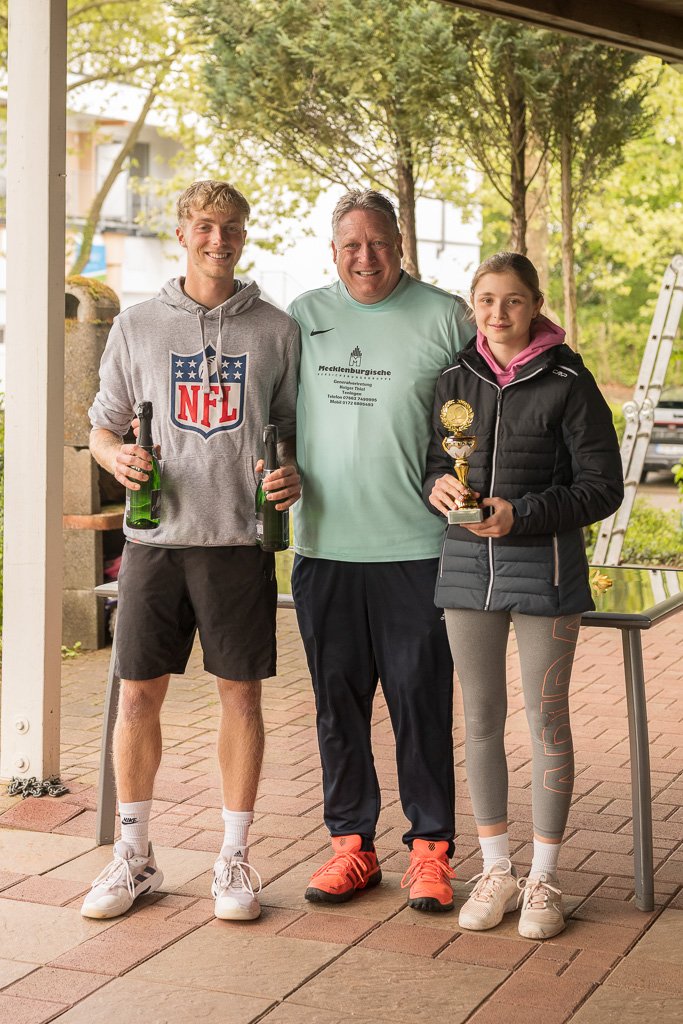 Siegerehrung beim TC Teningen